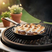 Cookinglife Grill Frying Pan / Skillet Cast Iron ø 25 cm - Detachable handle