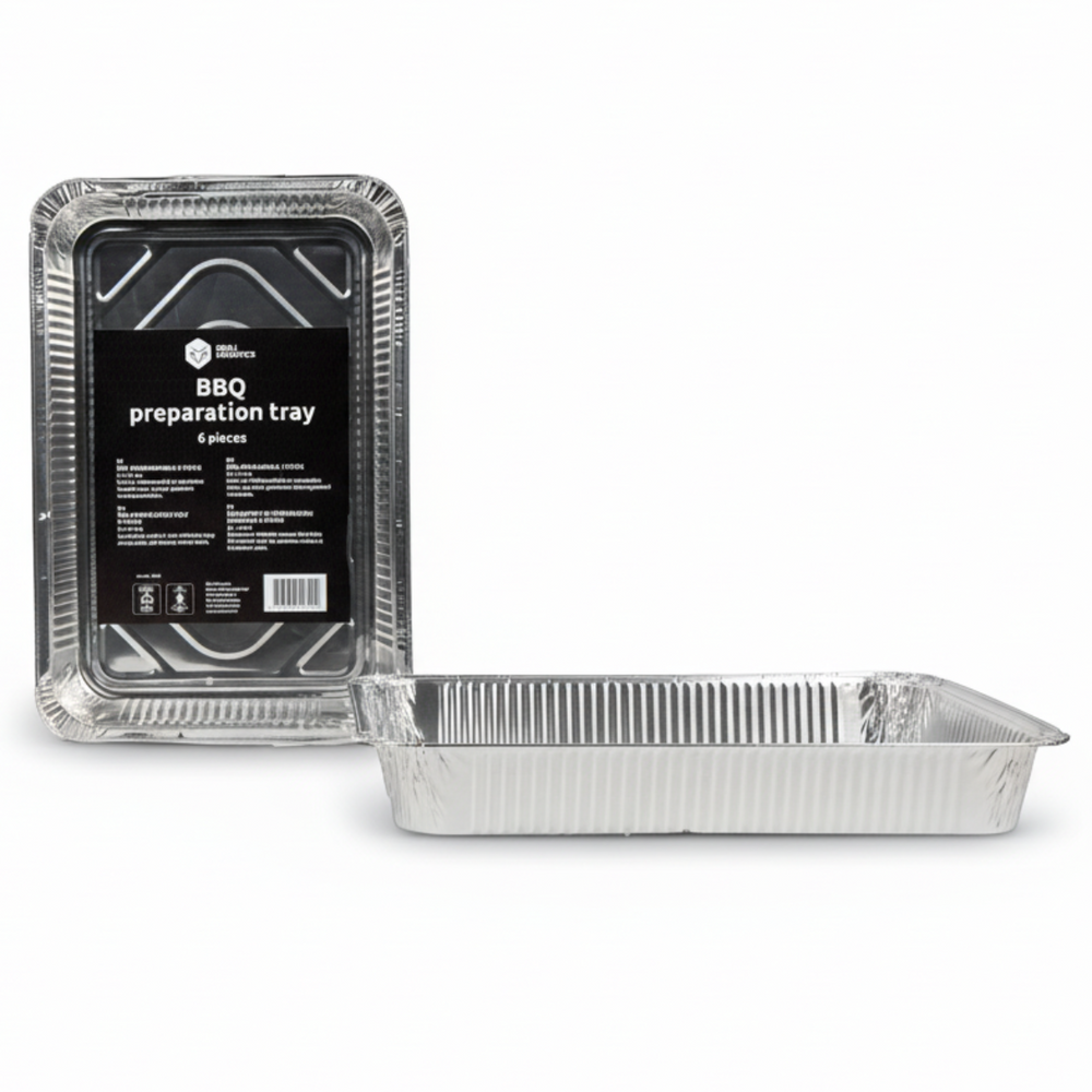 Cookinglife Grill BBQ Aluminium Trays / BBQ Grill Tray - 34 x 21 cm - 6 pieces