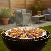 Cookinglife Grill BBQ Grill dish / BBQ Grill Tray ø 34 cm - 5 pieces