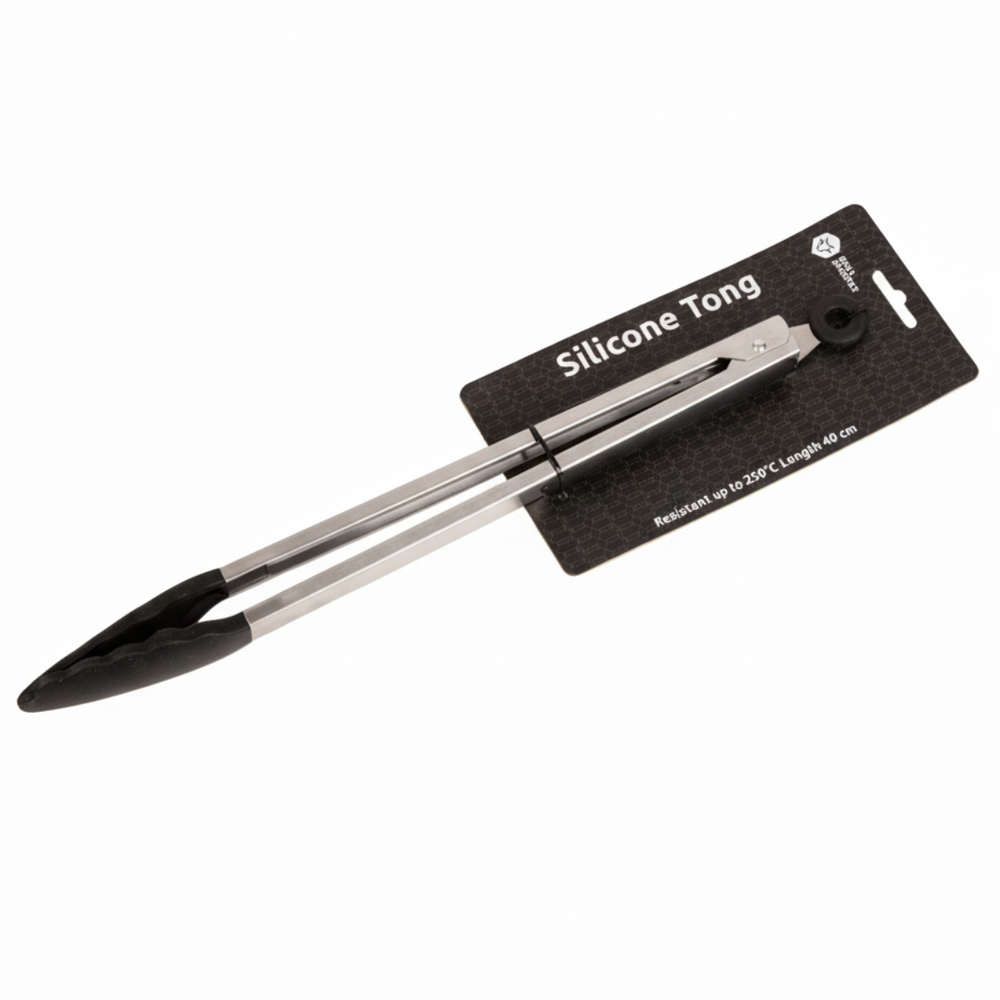 Cookinglife Grill BBQ Tongs 40 cm - Silicone Head