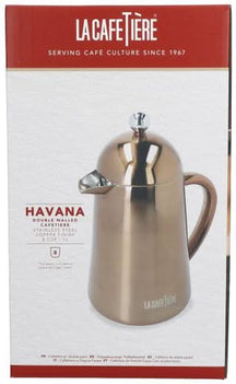 La Cafetière Cafetiere Havana stainless steel / Copper - Double walled - 1 Liter / 7 cups