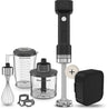 KitchenAid Hand Blender - Cordless + Accessories + Removable 12V Battery - 5KHBRV71BM - Black