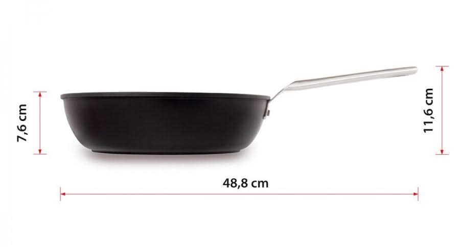 Valira sauté pan - Sauteuse - Aire - ø 28 cm - standard non-stick coating