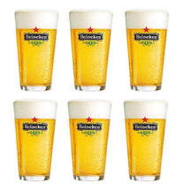 Heineken Beer Glass Vase - 250 ml - 6 pieces