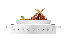 Hendi Plate warmer with 2 candle holders - Stainless steel - 33 x 18 x 6.5 cm