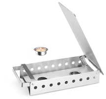 Hendi Plate warmer with 2 candle holders - Stainless steel - 33 x 18 x 6.5 cm