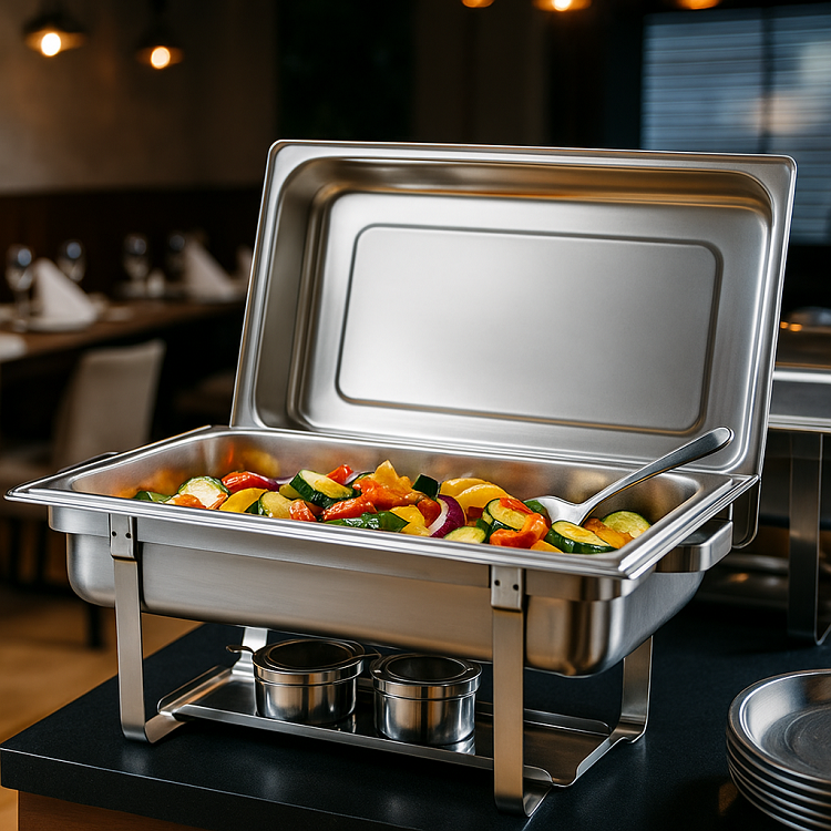 Hendi Chafing Dish Gastronorm 9 liters - Stainless Steel