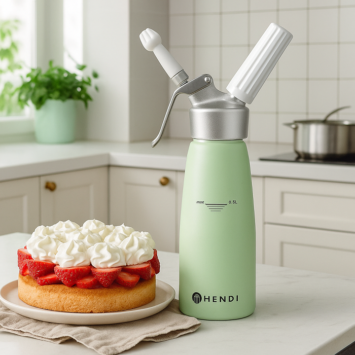 Hendi Whipped Cream Dispenser Pastel Green - 500 ml