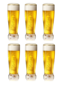 Hertog Jan Beer glasses / Whistle - 200 ml - 6 pieces