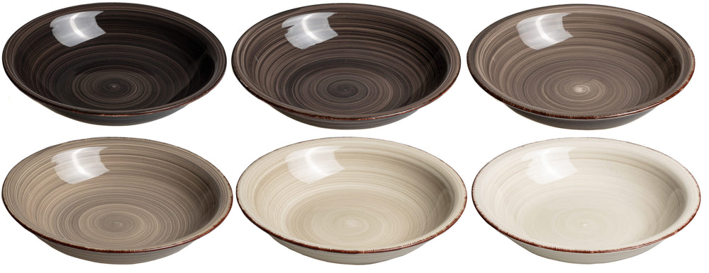 Studio Tavola Deep plates Vintage Loft ø 21 cm - 6 pieces