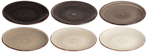 Cookinglife Side Plates / Dessert Plates Delice Grey ø 19 cm - 6 pieces