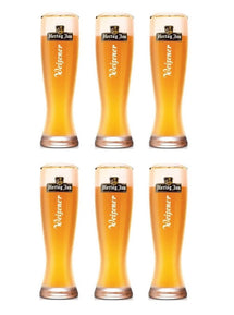 Hertog Jan Beer glasses Weizen - 300 ml - 6 pieces