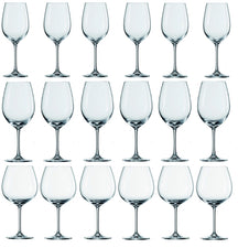 Schott Zwiesel Wine glass set Ivento (Red wine glasses. White wine glasses & Burgundy glasses) - 18 piece set