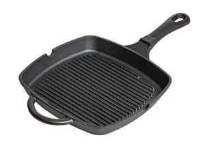 Blackwell grill pan cast iron / skillet 23 x 23 cm – without non-stick coating – suitable for all heat sources