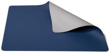 Jay Hill Placemat - Vegan leather - Gray / Blue - double sided - 46 x 33 cm