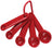 KitchenAid Measuring Spoon set Core Empire Red Plastic 5-piece - 1.25-15-ml