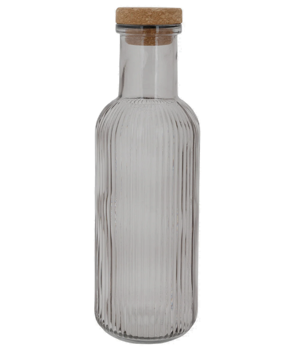 Cosy & Trendy Water Carafe - Carafe with Cork - Raya - Grey - 1 Liter