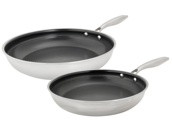 Cookinglife Frying Pan Set HexaCook - ø 24 & 28 cm - NON STICK - ceramic non-stick coating - suitable for all heat sources