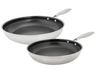 Cookinglife Frying Pan Set HexaCook - ø 24 & 28 cm - NON STICK - ceramic non-stick coating - suitable for all heat sources