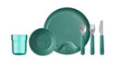 Mepal Children's Dinnerware Mio Deep Turquoise 6-Piece