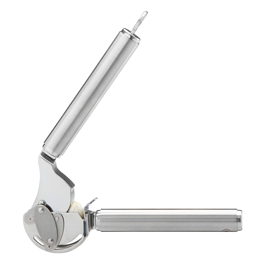 Rosle Garlic Press Round - Stainless Steel - With Scraper