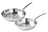 Cookinglife Frying pan set - TriPly stainless steel - ø 24 + 28 cm - without non-stick coating