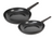 Cookinglife Frying pan set Black Cera Ø 24 and 28 cm – suitable for all heat sources – ceramic non-stick coating 