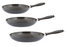 Sambonet Frying pan set Vintage ø 20 / 24 & 28 cm - Gray - Also suitable for induction