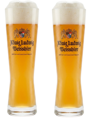 König Ludwig Beer Glass Weizen 500 ml - 2 pieces