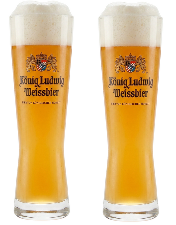 König Ludwig Beer Glass Weizen 500 ml - 2 pieces