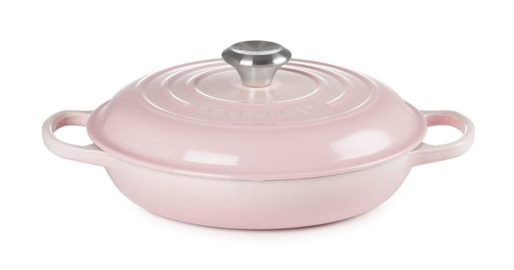 Le Creuset Casserole Signature - Campagnard - Shell Pink - ø 26 cm / 2.2 liters