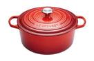 Le Creuset Casserole Signature - Cherry red - ø 24 cm / 4.2 liters