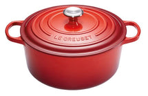 Le Creuset Casserole Signature - Cherry red - ø 28 cm / 6.7 liters