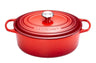 Le Creuset Casserole Signature - Oval - Cherry red - ø 29 cm / 4.7 liters