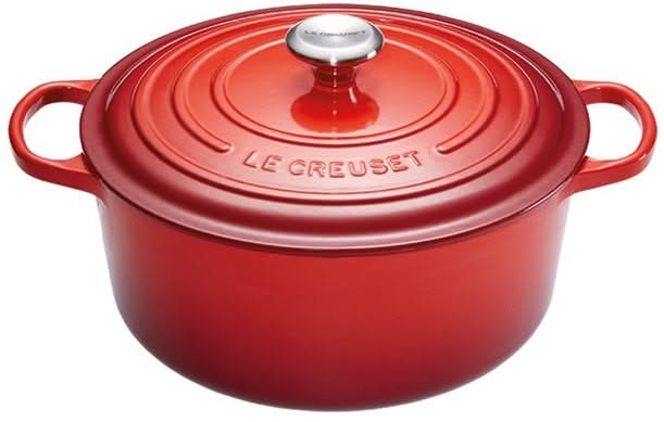 Le Creuset Casserole Signature - cherry red - ø 34 cm / 12 liters