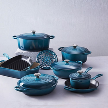 Le Creuset Serving pan / Mini Casserole Signature - Deap Teal - ø 10 cm / 250 ml