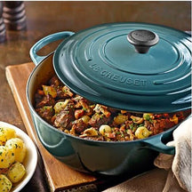 Le Creuset Casserole Signature - Deap Teal - ø 24 cm / 4.2 liters