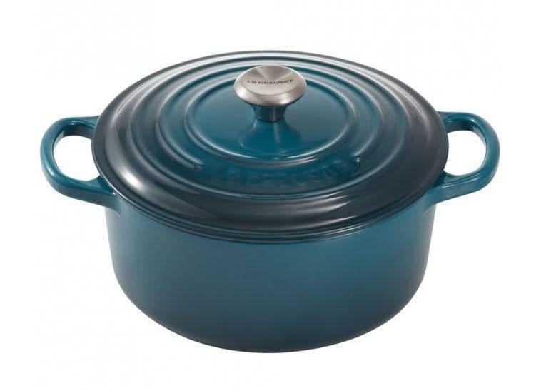 Le Creuset Casserole Signature - Deap Teal - ø 24 cm / 4.2 liters