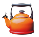 Le Creuset Whistling kettle Tradition - Orange Red - 2.1 liters - induction suitable -.