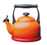 Le Creuset Whistling kettle Tradition - Orange Red - 2.1 liters - induction suitable -.