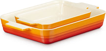 Le Creuset Oven dishes Classic - 25 & 32 cm - Orange Red - 2 pieces