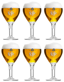 Leffe Beer glasses - 250 ml - 6 pieces