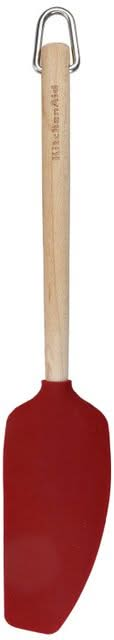 KitchenAid Spatula Core Imperial Red Birch Wood 35 cm