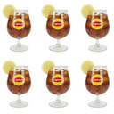 Lipton Ice Tea Bowl Glasses - Transparent - 250 ml - 6 pieces