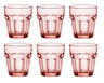 Bormioli Rocco Water glasses Rock Bar - Orange - 270 ml - 6 pieces