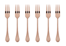 Sambonet Pastry fork Taormina Copper 6 Pieces