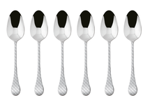 Sambonet Coffee spoon Taormina Silver 6 Pieces