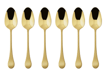 Sambonet Coffee spoon Taormina Gold 6 Pieces