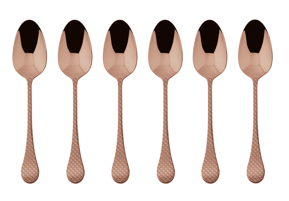 Sambonet Coffee spoon Taormina Copper 6 Pieces