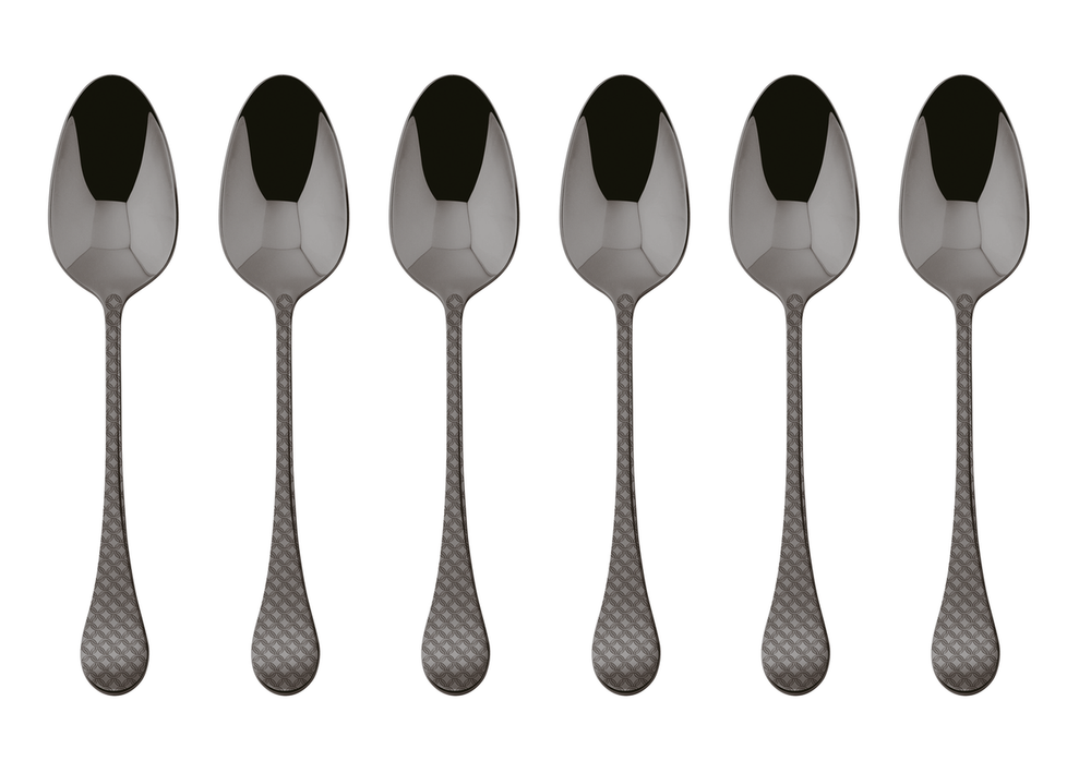 Sambonet Coffee spoon Taormina Black 6 Pieces